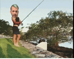 Funny Cartoon Fishing Meme GIF
