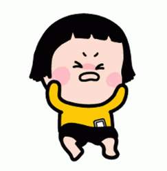 Funny Cartoon Girl Tantrum GIF