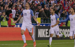 Funny Celebration Happy Team Running  GIF