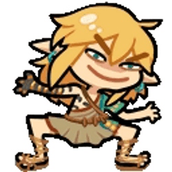 Funny Chibi Zelda Link GIF