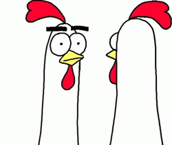 Funny Chicken Chicken Bro Eyes Poke GIF