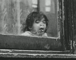 Funny Child Window Lick  GIF