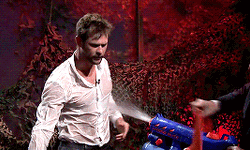 Funny Chris Hemsworth Wet Dance GIF