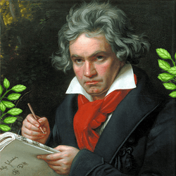 Funny Clockwork Orange Beethoven Staring GIF