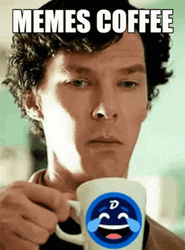 Funny Coffee Memes Man Tongue Out GIF