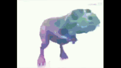 Funny Color Changing Dinosaur Dance GIF