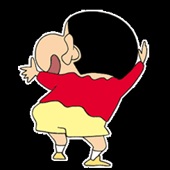 Funny Crayon Shin Chan Shinnosuke Nohara GIF