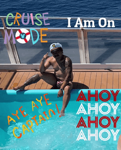 Funny Cruise Mode Vacation GIF