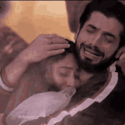 Funny Crying Hugging Sharad GIF