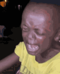 Funny Crying To Laughing African Small Guy