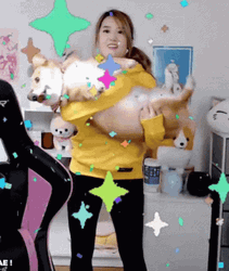 Funny Cute Squat Dog  GIF