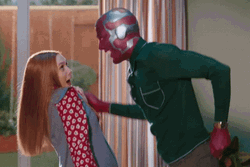 Funny Cute Wanda Maximoff Vision Dancing GIF