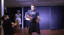 Funny Dance In Front Of Guys GIF