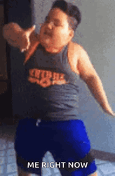 Funny Dancing Chubby Boy Me Right Now GIF