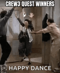 Funny Dancing Excited People Happy Dance GIF