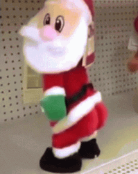Funny Dancing Santa Claus Twerk GIF