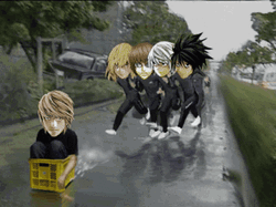 Funny Death Note Anime Running