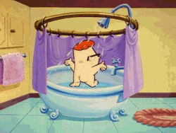 Funny Dexter Shower Time Dance GIF