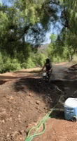 Funny Dirt Bike Ramp Jump Send It Fail GIF