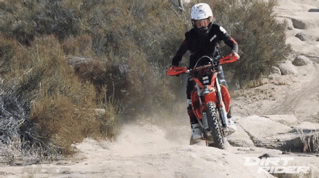 Funny Dirt Bike Rider Rocky Mountain Fail GIF