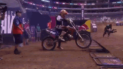 Funny Dirt Bike Speeding Up Too Soon Fail GIF