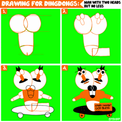 Funny Drawing Steps Without Legs Spare Change GIF