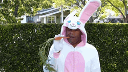 Funny Easter Bunny Bleeh GIF
