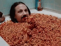Funny Eating Cereal GIF