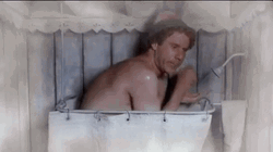 Funny Elf Will Ferrell Shower Bath GIF