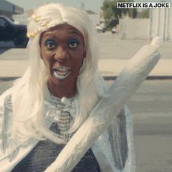 Funny Elsa Blowing Snow GIF