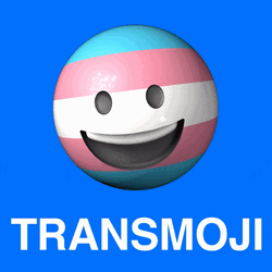 Funny Emoji Transmoji LGBTQ Colors GIF