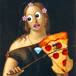 Funny Emoji Vintage Art Wobbly Eyes GIF