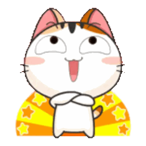 Funny Face Cat With Tongue Out Sticker