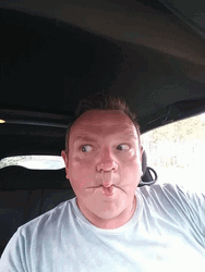 Funny Face Guy Googly Eyes GIF