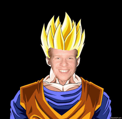Funny Face Super Saiyan GIF