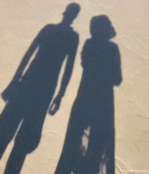 Funny Fail Heart Shadow Couple GIF