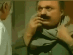 Funny Fake Mustache Reveal GIF