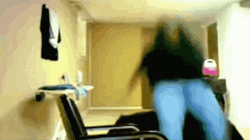 Funny Falling In The Couch GIF