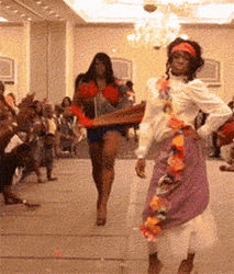 Funny Fashion Runway Walk GIF