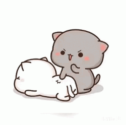 Funny Fight Mocha Spanking Peach GIF