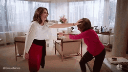 Funny Fight Tina Fey Mocking Opponent GIF
