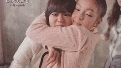 Funny Friend Hug Kara Hara  GIF