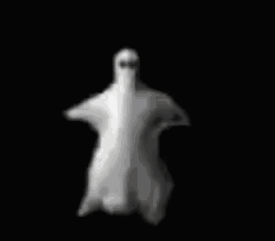 Funny Ghost Floating Around GIF