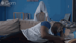 Funny Ghost Swaying Its Body GIF