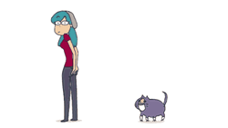 Funny Girl Farting Butterflies  GIF