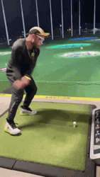 Funny Golf Swing Miss Fail GIF