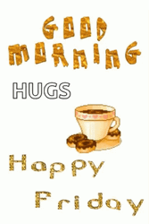 Funny Good Morning Happy Friday Hot Coffee GIF
