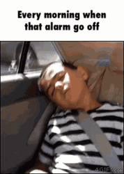 Funny Good Morning Shocked Boy Reaction GIF