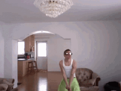 Funny Guy Happy MC Hammer Parody Dancing GIF