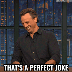 Funny Guy Seth Meyers Joking GIF